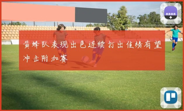 黄蜂队表现出色连续打出佳绩有望冲击附加赛